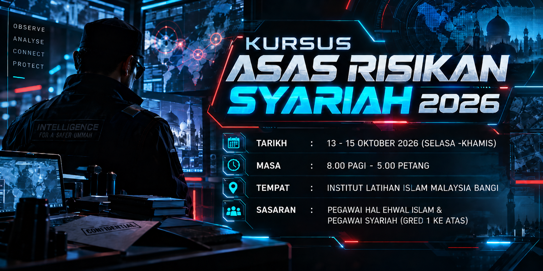 Banner Kursus Kursus Asas Risikan Syariah          